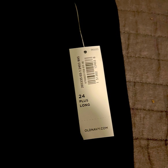 Old Navy Bootcut Pants Blackjack 24 Long - Picture 3 of 3